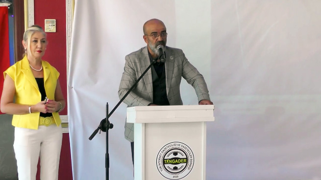 Programı baştan sona başarıyla sunan yönetim kurulu üyesi Özcan Yemiş, performansıyla takdir aldı.